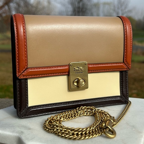 Coach Hutton Mini Purse Color Block 89230 EUC - Picture 1 of 17
